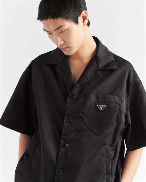 mens prada short sleeve shirt|nylon short sleeve shirts prada.